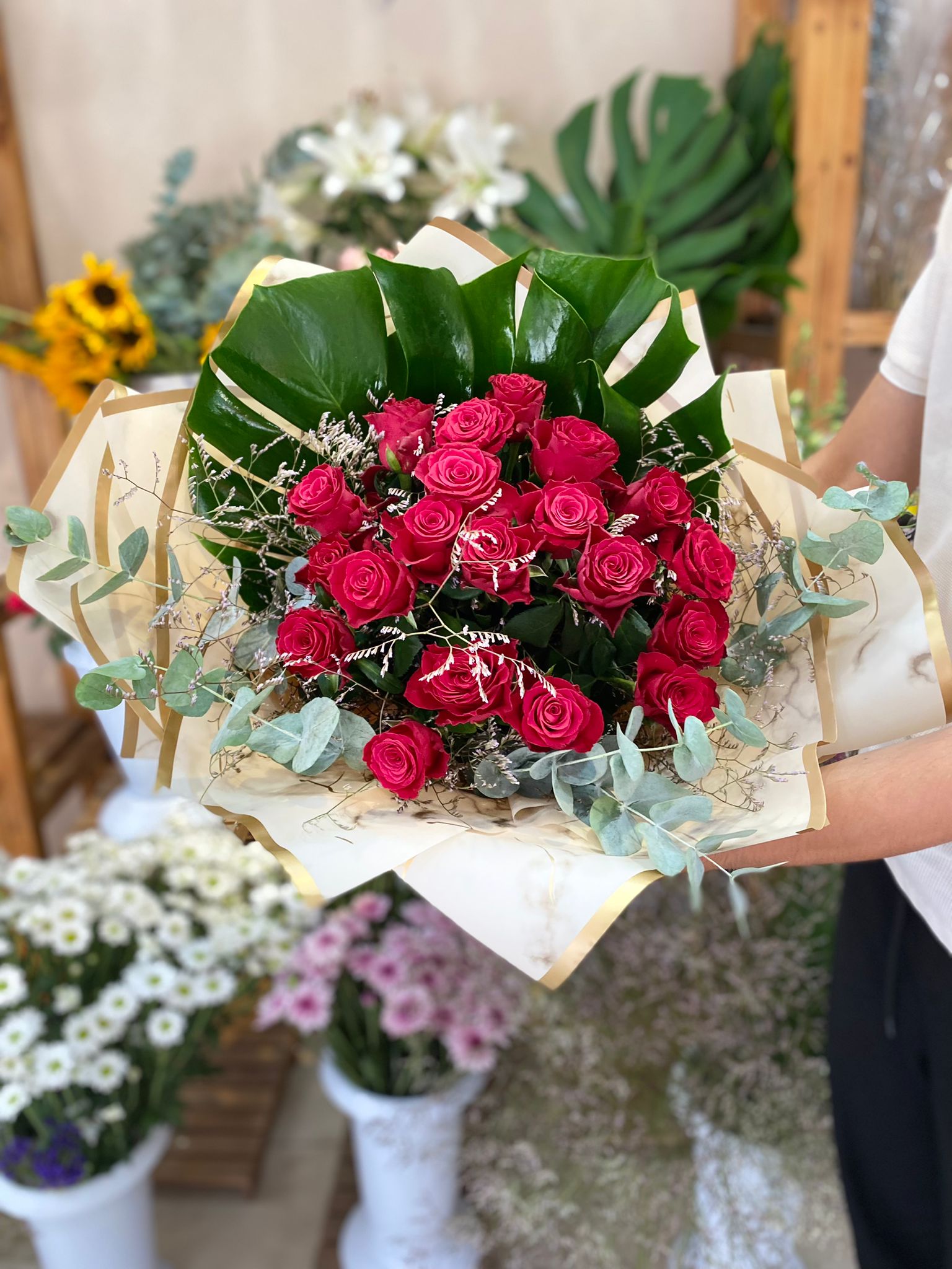 21 Kırmızı Gül Buketi | Romantik ve Anlamlı Hediye Seçeneği